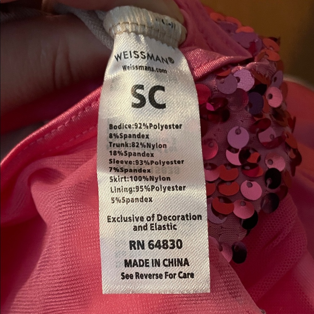 Weissman Pink Sequin Dance Costume - Picture 3 of 5
